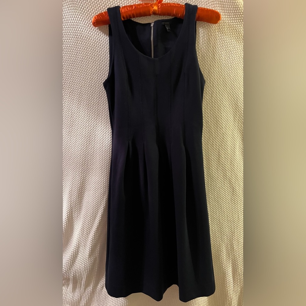 J CREW Navy Stretch Tank Dress